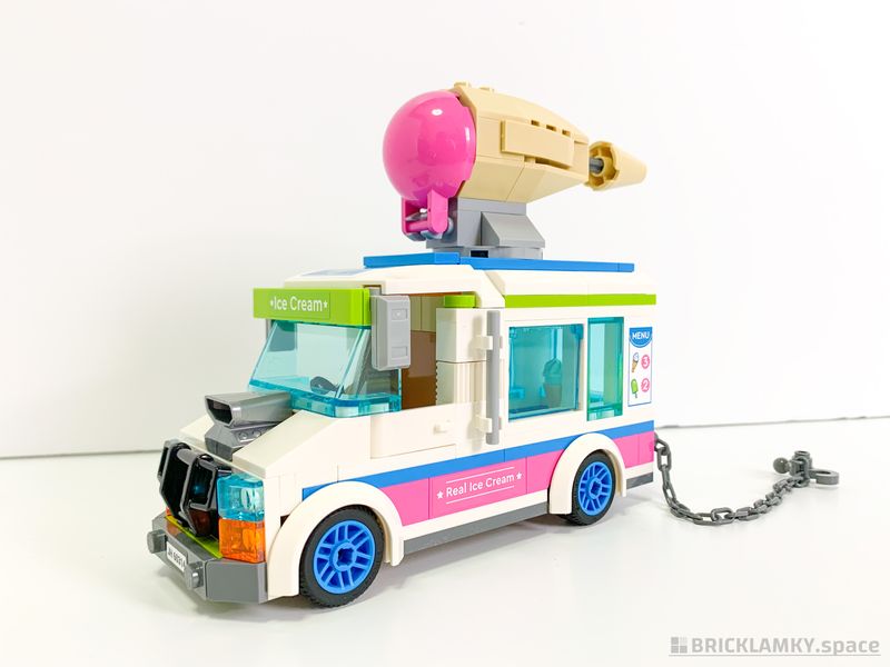 「レゴシティ 60314 アイスクリームトラックを追え」のアイスクリームトラック