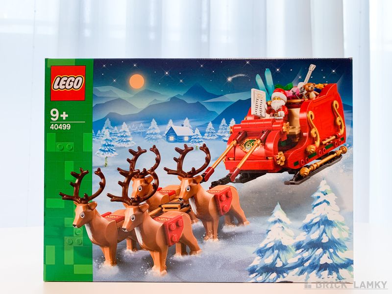 「レゴ サンタのそり 40499」の箱