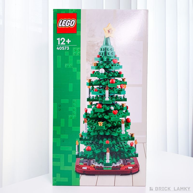 「レゴ クリスマスツリー 40573」の箱