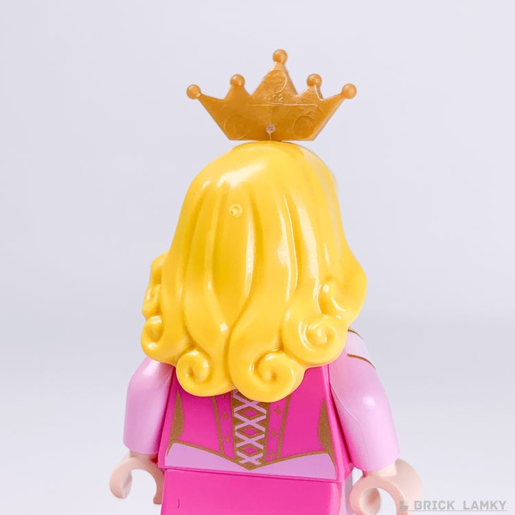 「レゴ ミニフィギュア ディズニー100（71038）」のオーロラの髪