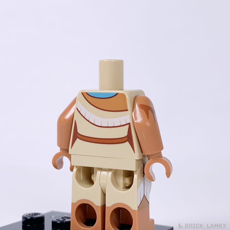 「レゴ ミニフィギュア ディズニー100（71038）」のポカホンタスの服の背面