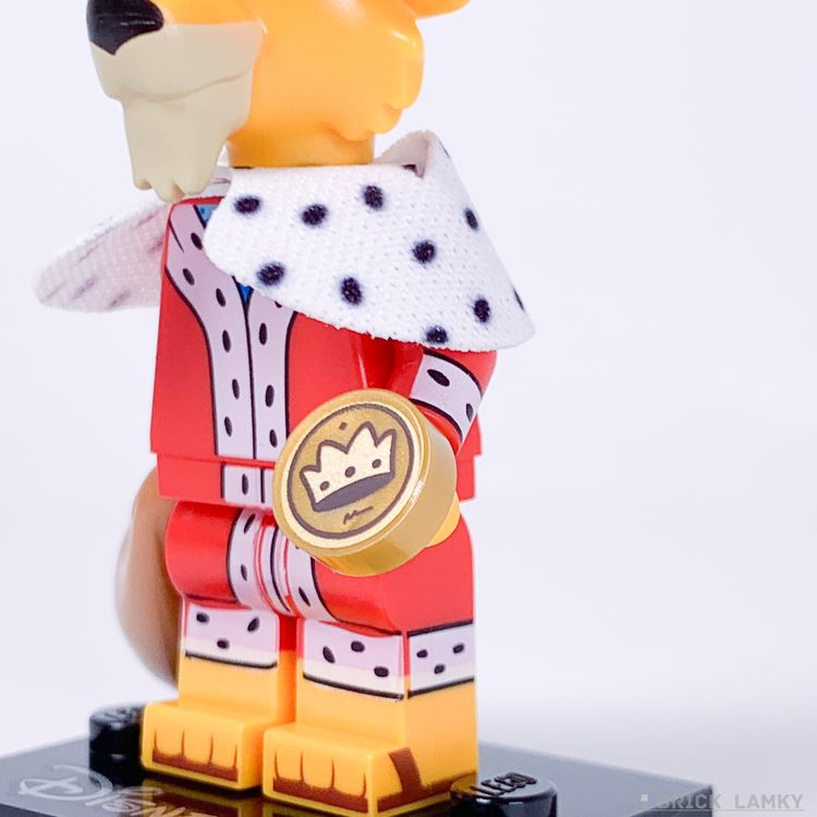 「レゴ ミニフィギュア ディズニー100（71038）」のプリンス・ジョンの王冠