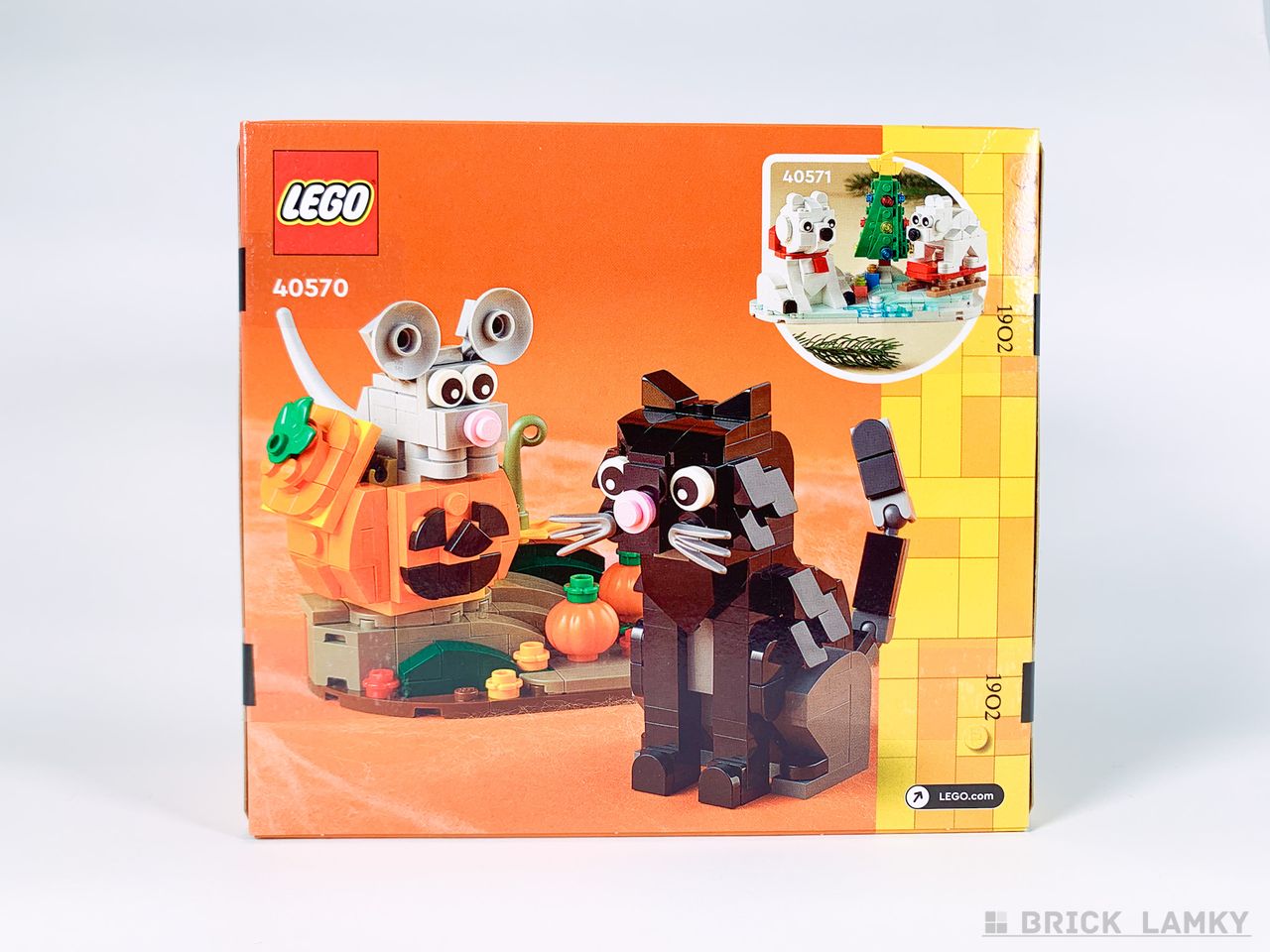 レゴ ハロウィンのネコとネズミ（40570）の箱