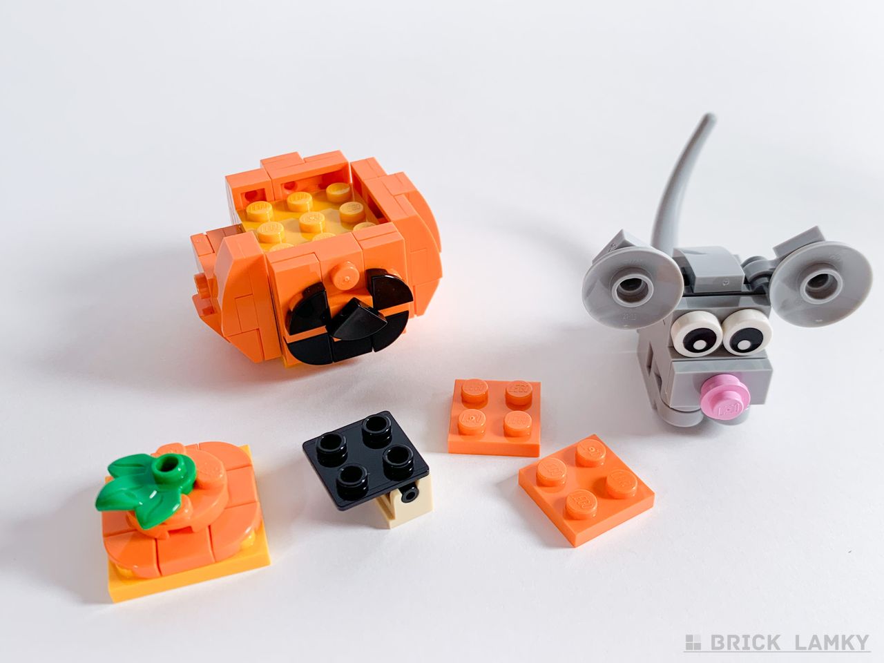レゴ ハロウィンのネコとネズミ（40570）のパンプキンのパーツ