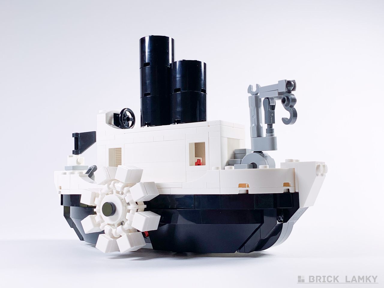 レゴ 蒸気船ウィリー＜ミニ＞（40659）の船尾
