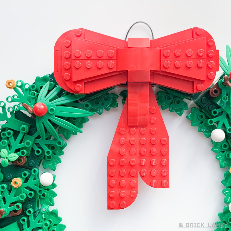 レゴ クリスマスリース 2-in-1（40426）のリボン