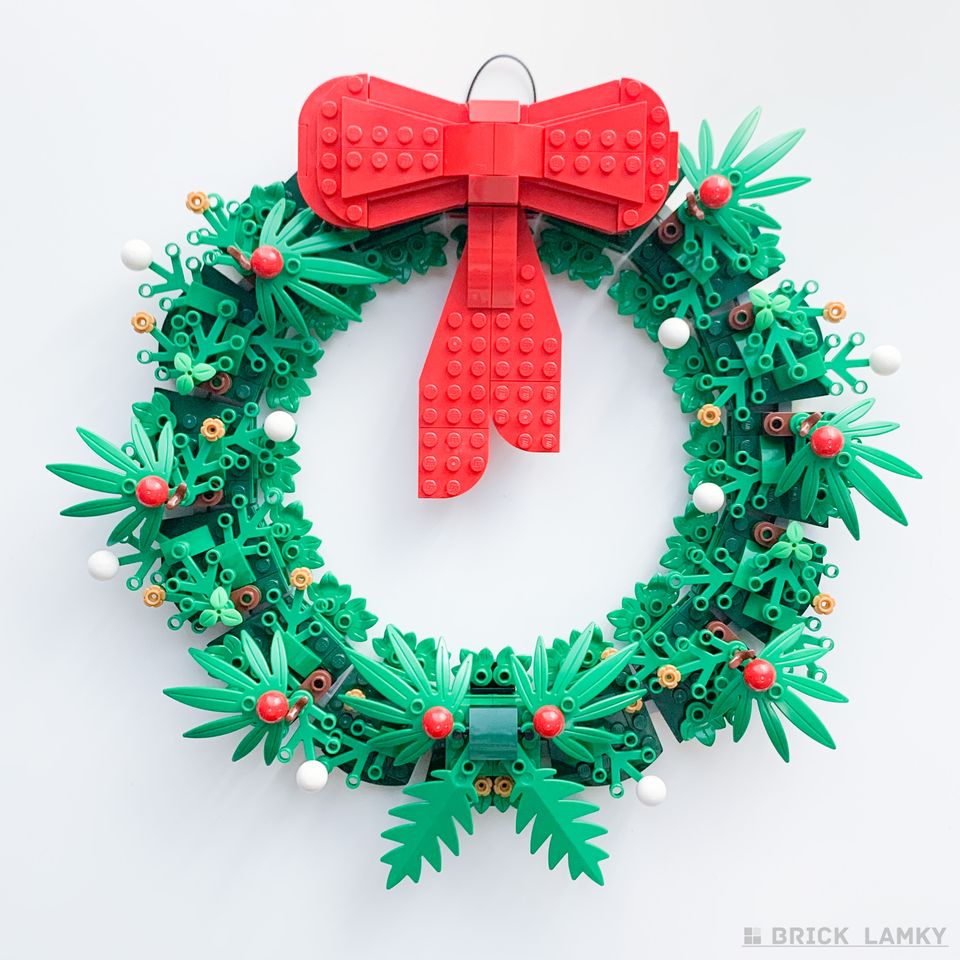 レゴ クリスマスリース 2-in-1（40426）の全体