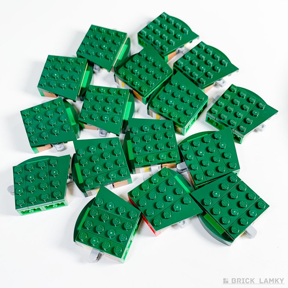 レゴ クリスマスリース 2-in-1（40426）の土台の組立１