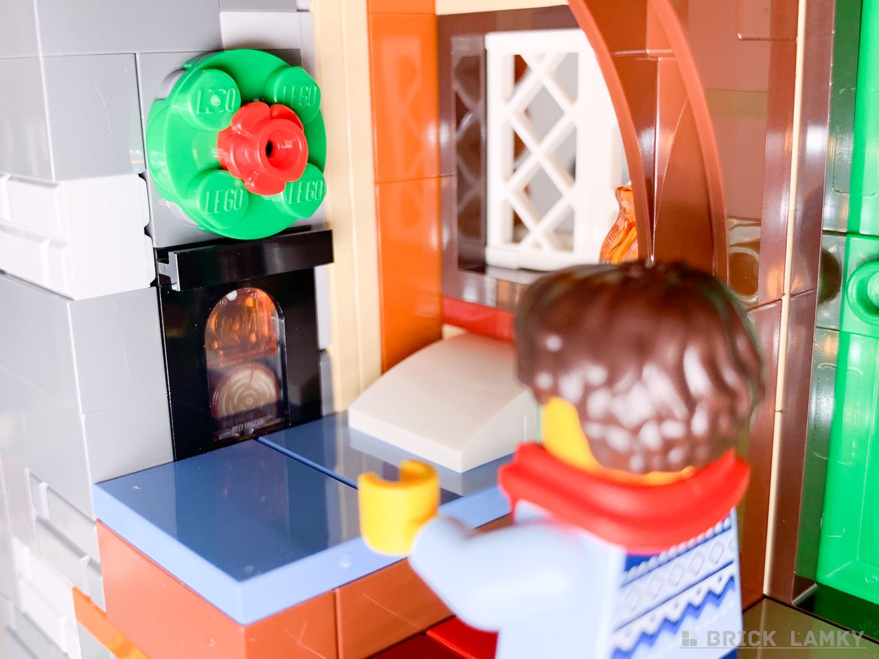 レゴ アルプスの山荘（10325）の客室の暖炉