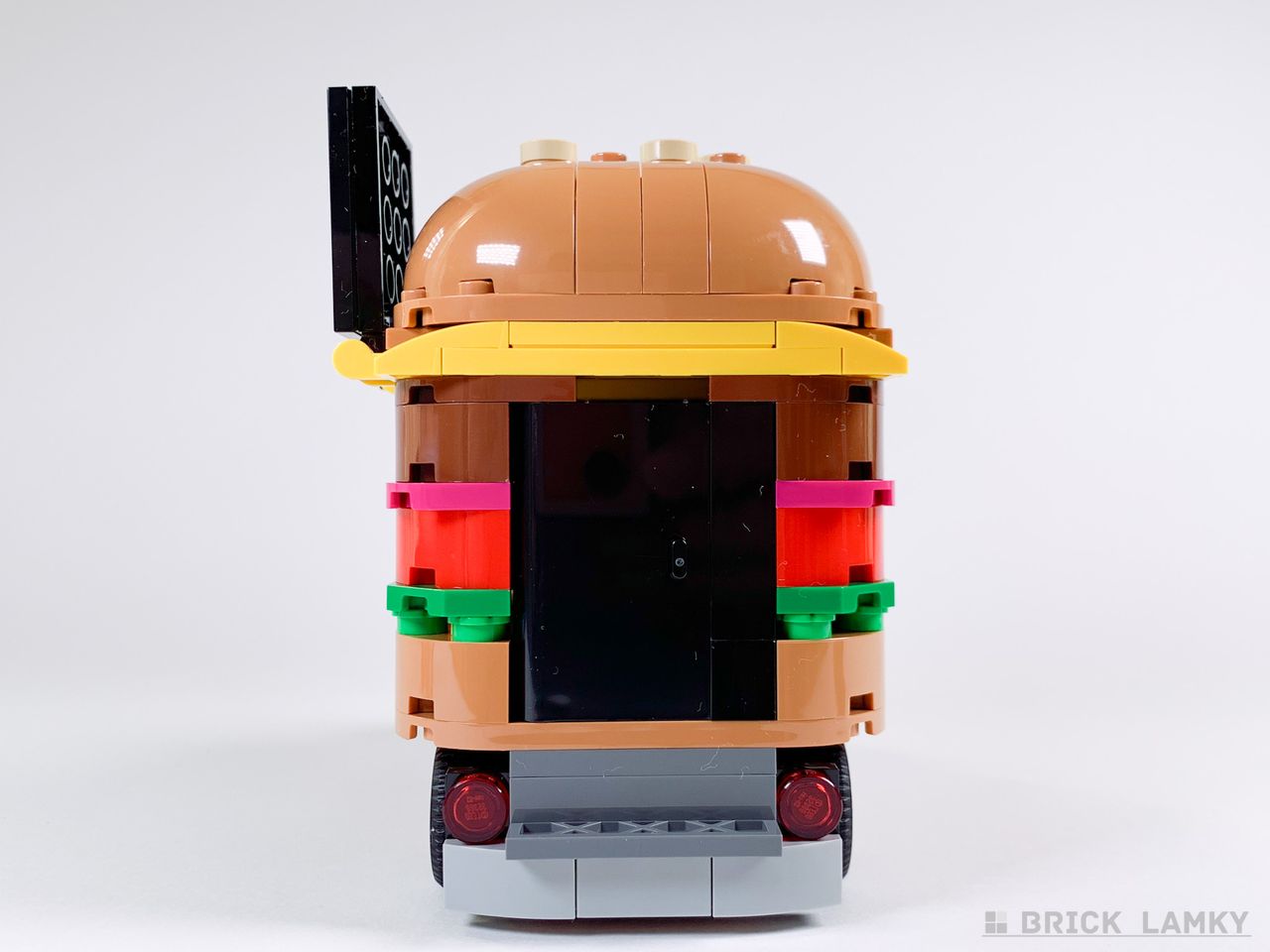 レゴ シティ バーガートラック（60404）のトラックの背面