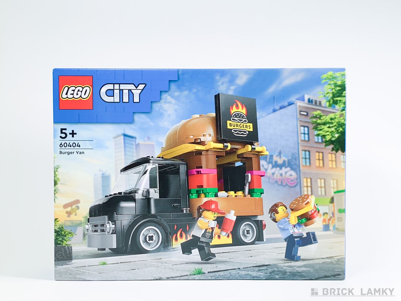 レゴ シティ バーガートラック（60404）の箱