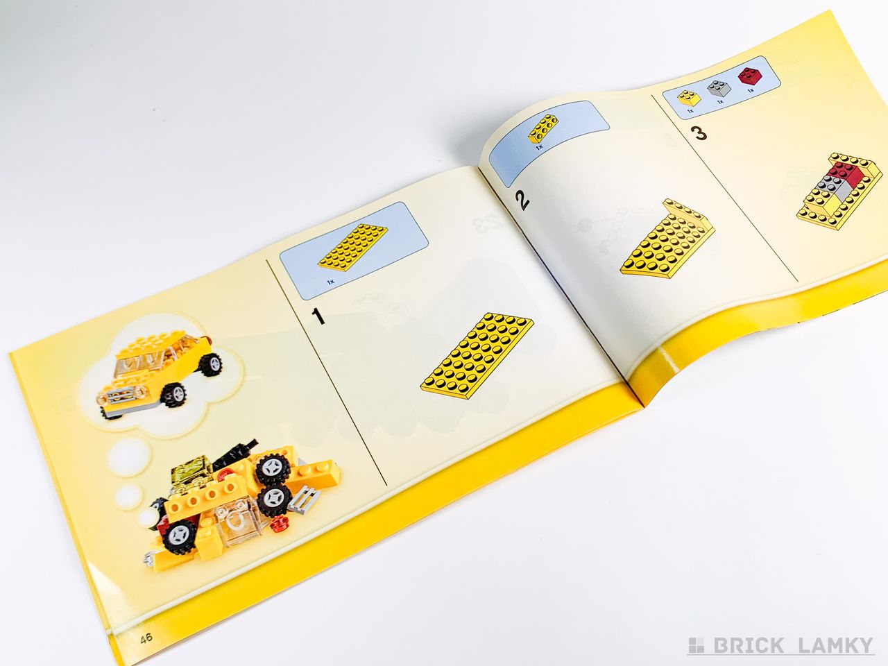 レゴクラシック黄色のアイデアボックス＜プラス＞の説明書