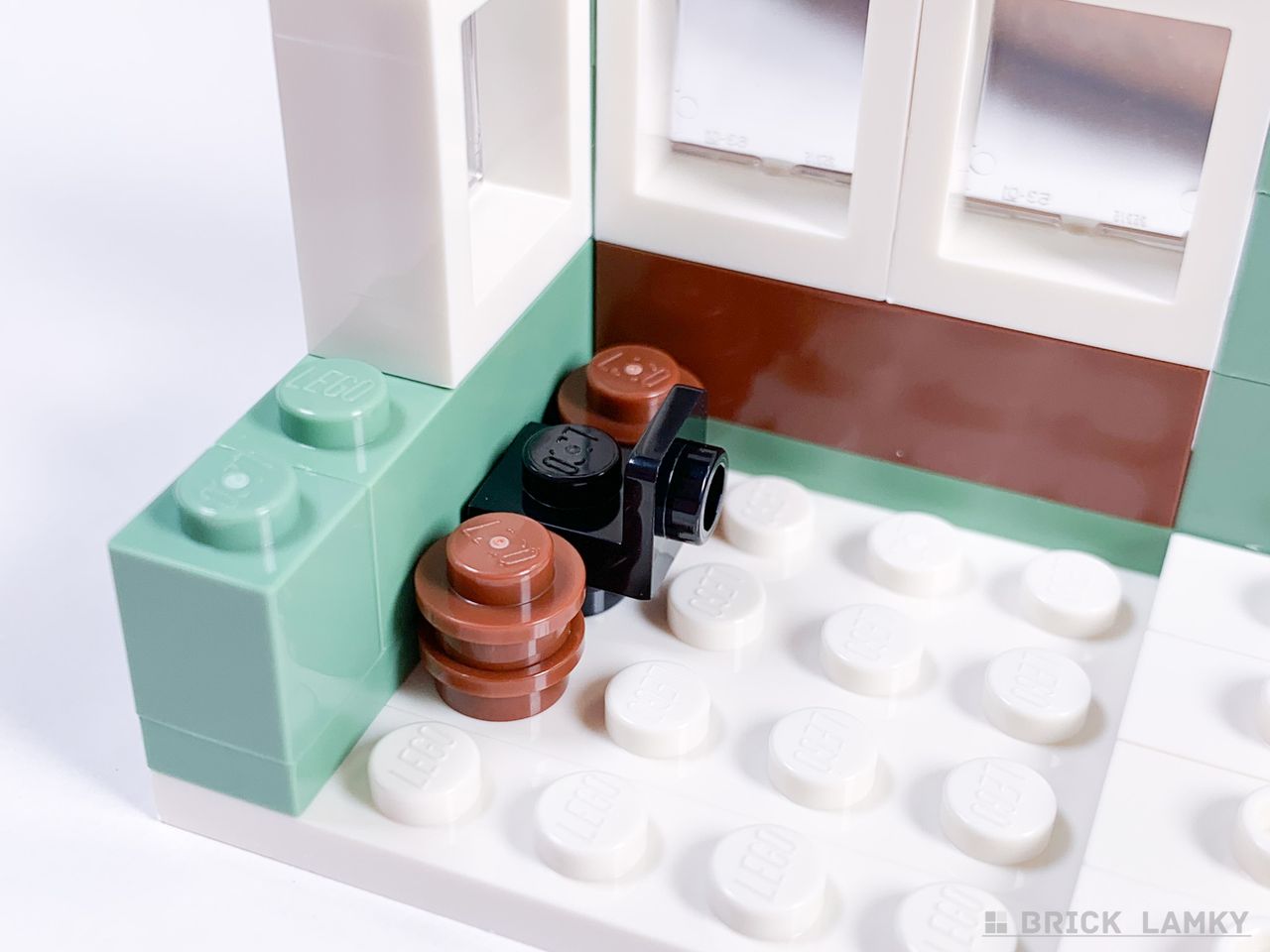 レゴ フルーツパーラー（40684）のデスクの組み立て