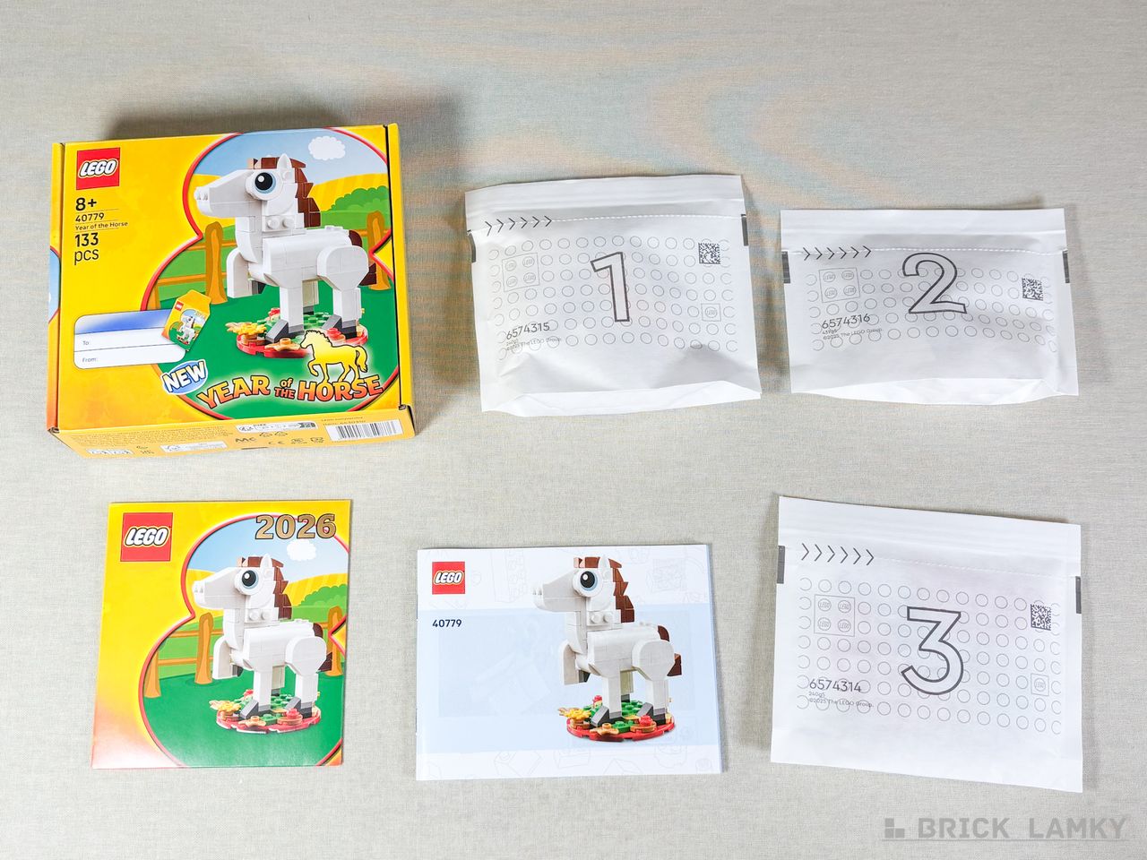 レゴ うま年(40779)の中身